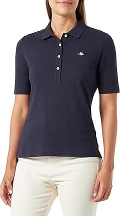 GANT Women 4202231-GAN-433-GAN Shield Pique Polo Shirt - Amazon.ae Price Tracker