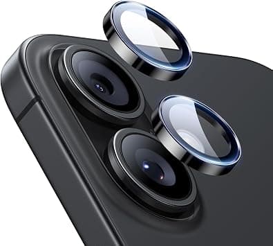 ESR Camera Lens Protector for iPhone 16/16 Plus, Tough HD Individual Protectors, Scratch Resistant, Ultra-thin Tempered Glass, Armorite Series, 1 Pack, Black - Amazon.ae Price Tracker