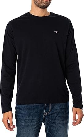 GANT Men 2004049-113 Shield Long Sleeve T-Shirt - Amazon.ae Price Tracker