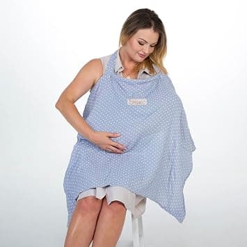 Bisoo 100% Muslin Nursing Cover - Feeding Cover - Nursing Cloth - Adjustable Baby Lactation Scarf - Breastfeeding Blankets - Lactation Covers - Privacy Breastfeeding Protection - Amazon.ae Price Tracker