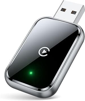 Wireless CarPlay Adapter for iPhone, Convert Wired to Wireless Apple CarPlay Adapter, Mini Size with Extension Cable USB & USB-C/Type-C, Stable Control & No Delay, Black - Amazon.ae Price Tracker