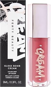 FENTY BEAUTY Gloss Bomb Cream Color Drip Lip Cream - # 02 Glow (universal Rose Nude) - 2ml - Amazon.ae Price Tracker