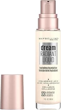 MAYBELLINE (Alabaster) - dream Radiant Liquid Medium Coverage Hydrating Makeup, Lightweight Liquid Foundation, Alabaster, 30ml - Amazon.ae Price Tracker