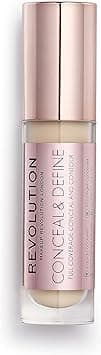 Makeup Revolution Conceal and Define Concealer, Full Coverage & Matte Finish, C3.5 for Fair/Light Skin Tones, Vegan & Cruelty-Free, 0.7 Fl Oz - Amazon.ae Price Tracker