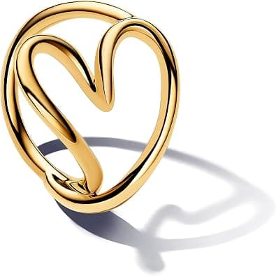 PANDORA Essence 14K Gold Plated Heart Ring - Amazon.ae Price Tracker