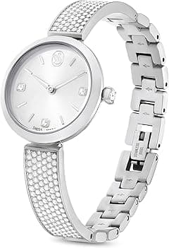 Swarovski Illumina watch, Swiss Made, Metal bracelet, Silver Tone, Stainless steel, Silver Tone, bracelet - Amazon.ae Price Tracker