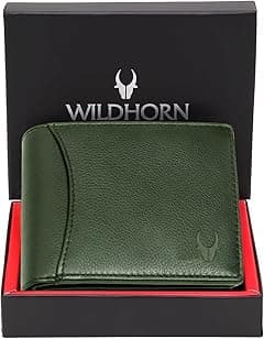 WILDHORN Genuine Leather Hand-Crafted Wallet For Men, Bifold Leather Wallet ,Model-WH1173 - Amazon.ae Price Tracker