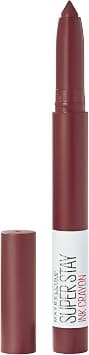 Maybelline Super Stay Ink Crayon Lipstick Makeup, Precision Tip Matte Lip Crayon with Built-in Sharpener, Longwear Up To 8Hrs, Live On The Edge, Purple Brown, 1 Count - Amazon.ae Price Tracker