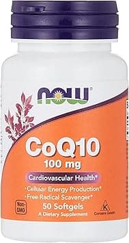 Now Foods Coq10 Vitamin, 100 Mg 50 Softgels - Amazon.ae Price Tracker
