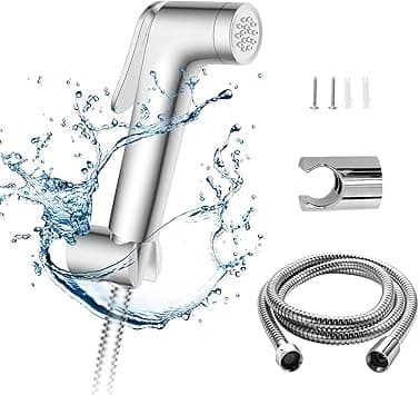 JOMOO Shattaf Set, Bidet Sprayer for Toilet with 47inches Stainless Steel Bidet Hose, Wall Mounted Handheld Bathroom Spray for Personal Hygiene, Chrome - Amazon.ae Price Tracker