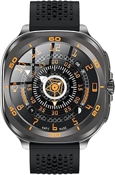 Swiss Military DOM7 Smartwatch 1.43" AMOLED, Bluetooth Calling, Multi Language, Health & Sports Tracking, Wireless Charging, 7 Days Battery, IP67, iOS/Android Compatible, Gun Metal Frame & Black Strap - Amazon.ae Price Tracker