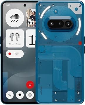 Nothing Phone (3a) Smartphone, 6.77" 120Hz AMOLED Display, 50MP Triple Camera System, Snapdragon 7s Gen3 Processor, Bluetooth 5.4, IP64 Waterproof, 5000mAh,Dual Nano-SIM, Android 15, 12+256GB Blue - Amazon.ae Price Tracker