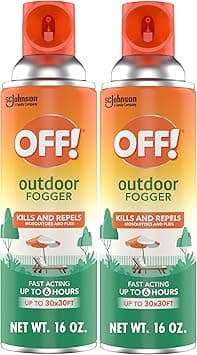 OFF! Outdoor Insect & Mosquito Repellent Fogger, Kills & Repels Insects in an up to 900 sq, ft, area, 16 oz. (Pack of 2) - Amazon.ae Price Tracker