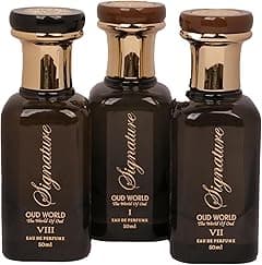 Signature Combo Set – Signature-Ⅰ, Ⅶ & Ⅷ Luxury Perfumes for Men & Women – Long-Lasting Oriental Fragrances with Rose, Agarwood & Musk – 50ml Each - Amazon.ae Price Tracker