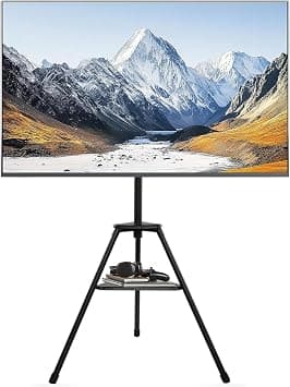 INGUNAR Tripod Easel TV Stand for 32-75 Inch Screens – Portable Floor Stand with Height Adjustable Metal Frame, Perfect for Living Room, Office & Studio - Amazon.ae Price Tracker