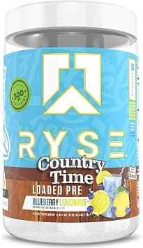 RYSE Up Supplements RYSE Loaded Pre Workout Powder - Country Time Blueberry Lemonade - Daily Pre-Workout for Men and Women with 300mg Caffeine, Beta-Alanine & Citrulline - Amazon.ae Price Tracker