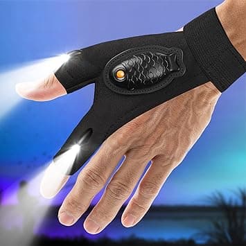 Mens Women Gifts LED Flashlight Gloves Waterproof-Gifts for Dad Grandpa Papa Rechargeable Lighted Glove Lights Finger Cool Gadgets Tools Gift Ideas Unique Birthday Present for Husband Stocking Stuffer - Amazon.ae Price Tracker