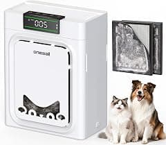 oneisall Air Purifiers for Home Pets with Double-Sided HEPA Washable Filters,Large Room Up To 2200Ft²,Air Purifier for Pet Hairs,Dander Odor Allergies Pollutant Smoke Dust,PP02 - Amazon.ae Price Tracker