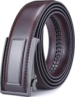 Men’s Belt Beltox Ratchet Dress Leather Buckle Belt Black Brown Blue 1 3/8” Gift Box - Amazon.ae Price Tracker