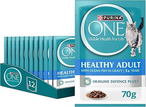 PURINA ONE Wet Cat Healthy Adult with Ocean Fish (70g, Pack of 12) - Amazon.ae Price Tracker