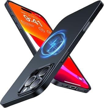 TORRAS Magnetic Slim-Fit for iPhone 16 Pro Max Case, Ultra-Thin 16 ProMax Phone Case Compatible with MagSafe, Light Anti-Scratch Matte Hard PC Bayer 6.9 inch OriginFit, Black - Amazon.ae Price Tracker