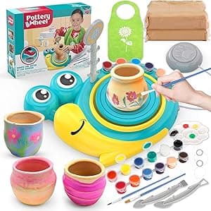 Pottery Wheel for Kids - Complete Art Supplies Arts & Crafts Kit,Pottery Painting Kit,Crafts for Girls 8-12,Girls Boy Toys Birthday Gift for Kids Ages 6 7 8 9 10 11 12+ - Amazon.ae Price Tracker