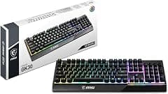 MSI Vigor GK30 RGB Gaming Keyboard, 6-Zone RGB Lighting, Water Repellent & Splash-Proof, Mechanical-Like Plunger Switches, Black - Amazon.ae Price Tracker