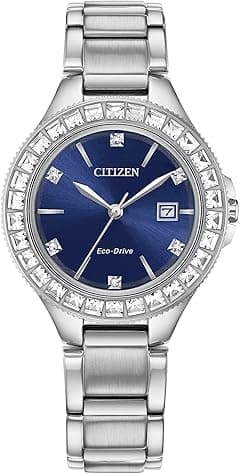 Citizen Ladies' Silhouette Crystal Eco-Drive Watch, 3-Hand Date, Stainless Steel - Amazon.ae Price Tracker