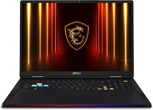 MSI Raider 18 HX AI 18" QHD+ IPS 240Hz Display; Gaming Laptop - Intel Core Ultra 9 285HX 2.1GHz; NVIDIA GeForce RTX 5080 16GB GDDR7; 64GB DDR5-5600 RAM; 2TB NVMe M.2 SSD; 2.5Gb LAN, 2x2 WiFi 7 - Amazon.ae Price Tracker