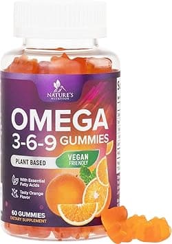 Nature's Nutrition Omega 3 6 9 Gummies Vegan Essential Fatty Acid Supplement - Perilla Oil 369 Gummy - Best Plant-Based Heart Support, Non-GMO - 60 Gummies - Amazon.ae Price Tracker