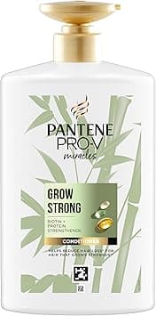 Pantene Grow Strong Conditioner with Biotin and Bamboo, 1l. Helps Promote Hair Growth and Reduce Hair Loss, for Dry Damaged Hair - Amazon.ae Price Tracker