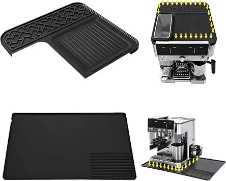 Coffee Mat for Ninja Luxe Espresso Coffee Machine ES601, Top Mat Food-Grade Silicone Coffee Bar Accessories for Ninja Luxe Cafe Accessories, Waterproof Heat-Resistant Accessories for Countertop - Amazon.ae Price Tracker