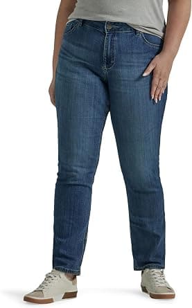 Lee womens Plus Size Ultra Lux Comfort With Flex Motion Straight Leg Jean - Amazon.ae Price Tracker