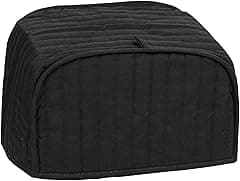 Ritz (Two Slice Toaster Cover, Black) - Polyester/Cotton Quilted Two Slice Toaster Appliance Cover, Dust and Fingerprint Protection, Machine Washable, Black - Amazon.ae Price Tracker