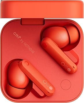 CMF by Nothing Buds Pro 2 Wirelesss earphones with HiFi sound, 50 dB Smart Active Noise Cancellation, 6 HD mics and Spatial Audio, 2025 - Orange - Amazon.ae Price Tracker
