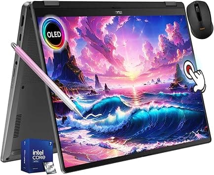 ASUS Vivobook Flip 14" OLED Touch Copilot+ Laptop, Intel EVO Core Ultra 7 256V, Wi-Fi 7, 360° Hinge, Thunderbolt4, Win 11, w/Wireless Mouse & Stylus Pen (16GB RAM | 1TB SSD)(Upgraded) - Amazon.ae Price Tracker