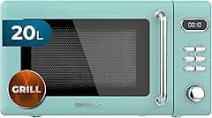 Cecotec Microwaves 20L With Grill Proclean 5110 Retro Green. 700 W on 5 levels, timer up to 60 minutes, 8 programs and defrosting mode, vintage design in green - Amazon.ae Price Tracker