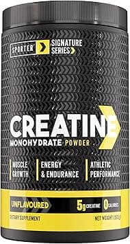 Sporter Creatine Monohydrate Powder | Micronized & Pure Creatine for Muscles, Strength & Recovery | Unflavored, Easy to Mix - 500g, 100 Servings - Amazon.ae Price Tracker