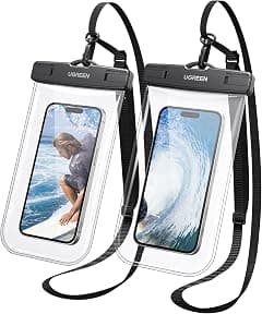 UGREEN Waterproof Phone Case, 2 Pack IPX8 Certified 30M Waterproof Phone Pouch Cellphone Dry Bag Case Fit for iPhone 17/16/15/14 Series, up to 7.2'' Compatible with S24 S25 Ultra - Amazon.ae Price Tracker