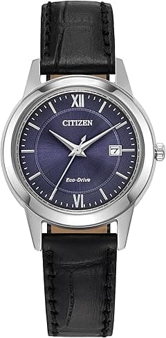 Citizen Ladies' Eco-Drive Classic Leather Strap Watch with 3-Hand Date - Amazon.ae Price Tracker