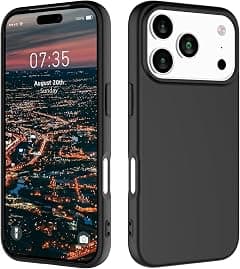 Case Compatible with iPhone 17 Pro Max 6.9-Inch, Soft Silicone iPhone 17 Pro Max Cover with Inside Microfiber Shockproof Protective Phone Case for iPhone 17 Pro Max (Black, iP 17 Pro Max) - Amazon.ae Price Tracker