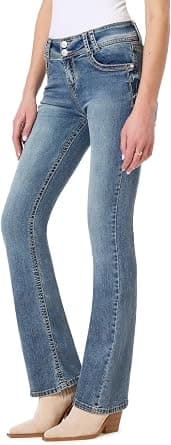 WallFlower Women's Junior Denim Luscious Curvy Bootcut Jean - Amazon.ae Price Tracker