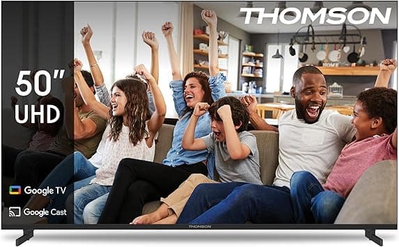 Thomson 50" 4K UHD Smart Google TV – 2024 Model, Voice Remote with Google Assistant, Netflix & YouTube Built-In, HDR Display, Side Feet, 3840 x 2160 Resolution, 3-Year Warranty - Amazon.ae Price Tracker