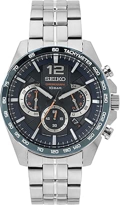 Seiko Men's Quartz Watch Stainless Steel with Silicone Strap - Amazon.ae Price Tracker