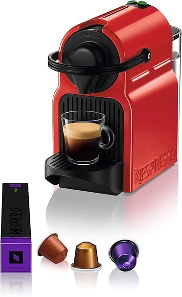 Nespresso Inissia C40 Red Coffee Machine"Min 1 year manufacturer warranty" - Amazon.ae Price Tracker