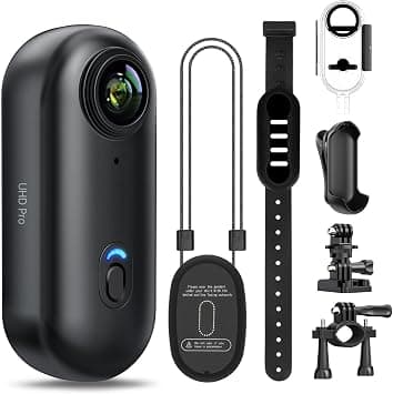 4k Action Camera,Mini Vlogging Camera,Small Body Camera with IPX7 Waterproof,Underwater Camcorder,Hands-Free POV Recording, Helmet Cam for Cycling, Motorcycle(32G Card) - Amazon.ae Price Tracker