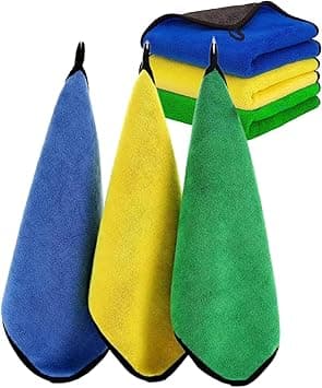 SKY-TOUCH 3pcs Microfiber Car Drying Towel for Cleaning and Detailing, Double Sided, Extra Thick Plush Microfiber Towel Lint Super Absorbent Detailing Towel for Car,Windows,Screen and Kitchen - Amazon.ae Price Tracker