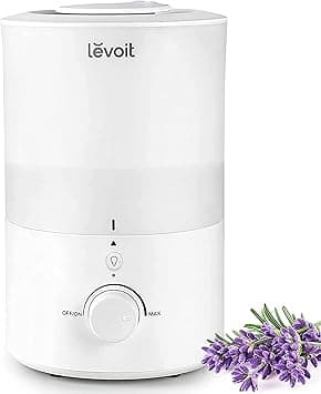 LEVOIT 3L Humidifiers for Bedroom Baby Room with Night Light, Cool Mist Humidifier for Home, Office & Plant, Auto-Off, Up to 25H for 27 ㎡, Quiet Operation with 360° Rotation Nozzle- 2 Filter Sponge - Amazon.ae Price Tracker