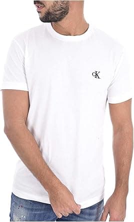 Calvin Klein Men's CK ESSENTIAL SLIM TEE S/S Knit Top - Amazon.ae Price Tracker
