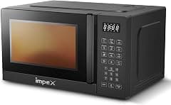 IMPEX 20L Digital Microwave Oven with 99-Minute Timer, 9 Preset Menus, Child Safety Lock, Defrost Function, 700W Power, 255mm Glass Turntable, Push Button Door, and Cooking Indicator (MO 8101ADB) - Amazon.ae Price Tracker